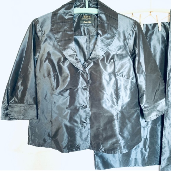 Vintage Perri Cutten Australian Designer Evening Skirt Size 12 & Size 14 Jacket - Picture 2 of 16